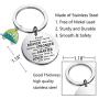 WSNANG Camping Gifts Happy Camper RV Keychain Trailer Vacation Traveler Jewelry Gifts for Camper Lover