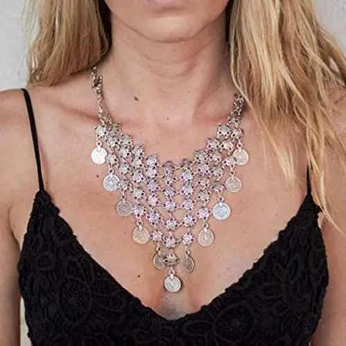 Victray Boho Layered Necklaces Tassel Summer Beach Pendant Necklace Chains Fashion Jewelry for Women and Girls Victray Boho Layered Necklaces Tassel Summer Beach Pendant Necklace Chains Fashion Jewelry for Women and Girls