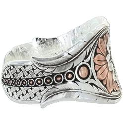 Montana Silversmiths Magnolia Kaleidoscope Cuff Bracelet - BC3759RG