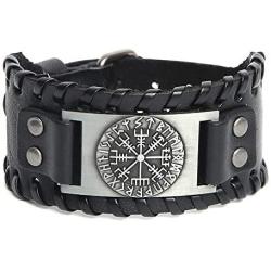 STWTR Viking Bracelet a Nordic Bracelet with Amulet - Pagan Jewelry of Dala Celtic Knot