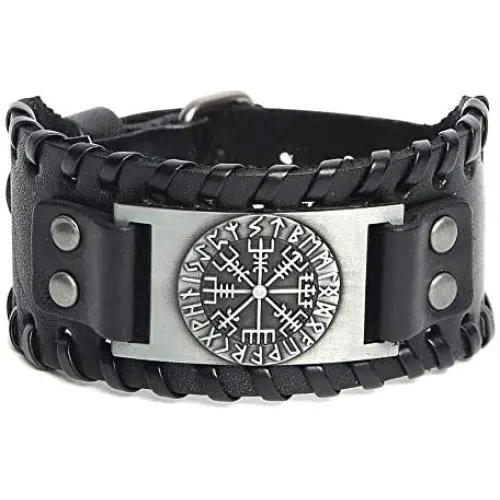 STWTR Viking Bracelet a Nordic Bracelet with Amulet - Pagan Jewelry of Dala Celtic Knot STWTR Viking Bracelet a Nordic Bracelet with Amulet - Pagan Jewelry of Dala Celtic Knot
