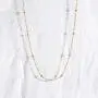 Gold Dainty Heart/Pearl/Cross Choker Necklace,14K Gold Plated Tiny Delicate Bead Link Wave Chain Minimalist Choker Necklace for Women