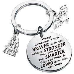 AKTAP Labyrinth Movie Inspired Keychain Gift for Labyrinth Fans Gift Always Remember You’re Braver Than You Believed