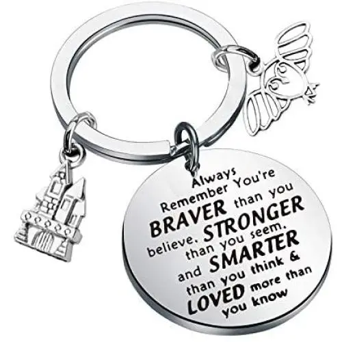 AKTAP Labyrinth Movie Inspired Keychain Gift for Labyrinth Fans Gift Always Remember You’re Braver Than You Believed AKTAP Labyrinth Movie Inspired Keychain Gift for Labyrinth Fans Gift Always Remember You’re Braver Than You Believed