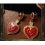 Queen of Hearts Costume Red Heart Earrings and Choker Necklace Halloween Costume for Queen of Hearts Halloween Dangle Drop Earrings and Black Choker Vintage Accessories Jewelry for Women Girls Queen of Hearts Costume Red Heart Earrings and Choker Necklace Halloween Costume for Queen of Hearts Halloween Dangle Drop Earrings and Black Choker Vintage Accessories Jewelry for Women Girls