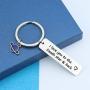HN HNHB Long Distance Relationship Keychain I Love You to The Death Star & Back Gift Boyfriend Girlfriend Dad Mom Husband Wife Fiance Fiancee