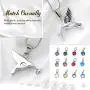 memorial jewelry Birthstone Personalized Hummingbird Cremation Urn Necklace Pendant Ashes Jewelry memorial jewelry Birthstone Personalized Hummingbird Cremation Urn Necklace Pendant Ashes Jewelry