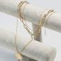 Layered Gold Coin Necklace for Women Boho Penny Design Pendant Circle Choker Sets Jewelry