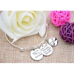 O.RIYA Best Friend Bracelet - Youre My Person Bracelet - Sister Gift - Pinky Promise Charm Bracelet - Best Friend Birthday Gift