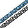 Elegant Mens Magnetic Therapy Bracelet Arthritis Pain Relief and Carpal Tunnel Blue Line Design Double Magnets Magnetic Bracelets for Men 9 Inches Adjustable and Gift Box