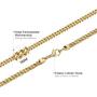 FIBO STEEL 3-6mm Thick Curb Chain Necklace for Men Stainless Steel Biker, 20-30 inches