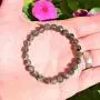 Zenergy Gems Charged Premium Natural Crystal 8mm Bead Bracelet + Moroccan Selenite Charging Crystal [Included]