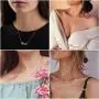 FAMARINE Custom Name Necklace, 18K Gold Plated Nameplate Personalized Jewelry Gift for Women Girl Dainty Necklace FAMARINE Custom Name Necklace, 18K Gold Plated Nameplate Personalized Jewelry Gift for Women Girl Dainty Necklace