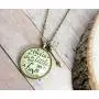 Gutsy Goodness Though She Be But Little Necklace Shakespeare Fierce Quote Arrow Jewelry 24''