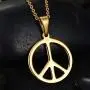 2Pcs Peace Sign Pendant Necklace for Women Men 1960s 1970s Hippie Party Accessories Leather Costume Pendant Necklace