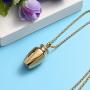 Stainless Steel Angel Wings Heart Cross Urn Pendant Necklace Memorial Ash Keepsake Cremation Jewelry