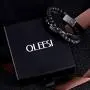 QLEESI Unisex Mens Leather Bracelet Stainless Steel with Lava Rock Bead, Infinity Angel Wing Cuff Bangles 6.9-8Inches Adjustable Magnetic Clasp Valentines Day Birthday Anniversary Gifts for Him Father Brother QLEESI Unisex Mens Leather Bracelet Stainless Steel with Lava Rock Bead, Infinity Angel Wing Cuff Bangles 6.9-8Inches Adjustable Magnetic Clasp Valentines Day Birthday Anniversary Gifts for Him Father Brother