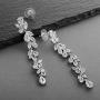 Mariell CZ Crystal Wedding Dangle Earring for Women, Bridal Earrings, Jewelry for Bride, Prom, Bridesmaid