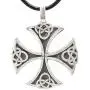 Trilogy Jewelry Pewter Classic Celtic Iron Cross Pendant on Leather Necklace Trilogy Jewelry Pewter Classic Celtic Iron Cross Pendant on Leather Necklace