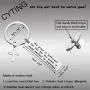 CYTING Christian Gift His Grace is Sufficient His Power is Made Perfect in Weakness 2 Corinthians 12:9 Scripture Keychain Religious Jewelry Bible Verse Gift