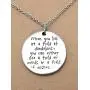 Quan Jewelry Dandelion Plate Pendant Necklace with Message Card, Inspirational Jewelry for Women Quan Jewelry Dandelion Plate Pendant Necklace with Message Card, Inspirational Jewelry for Women