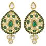 Aheli Exquisite Multi Strand Faux Kundan Beads Pearl Necklace Earrings Set Indian Ethnic Wedding Traditional Jewelry for Women