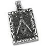 GUNGNEER Masonic Necklace Stainless Steel Keel Chain Dog Tag Mason Pendant Biker Freemason Jewelry for Men Women GUNGNEER Masonic Necklace Stainless Steel Keel Chain Dog Tag Mason Pendant Biker Freemason Jewelry for Men Women