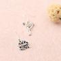 FUSTMW Cheer Charm Earring Cheerleading Earrings Gifts Cheer Jewelry Cheerleaders Gifts Cheer Coaches or Team