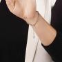 linnalove-Pre-Engraved Simple Rolo Chain Medical Alert id Bracelet for Women