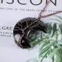 Bivei Tree of Life Crescent Moon Necklace Copper Wire Wrap Natural Gemstones Pendant Crystals and Healing Stones Necklace Bivei Tree of Life Crescent Moon Necklace Copper Wire Wrap Natural Gemstones Pendant Crystals and Healing Stones Necklace