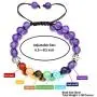 Innovahome 7 Chakra Bracelet for Stress and Anxiety Relief, for Yoga Meditation, Energy Stone Beads, Adjustable Bracelet Innovahome 7 Chakra Bracelet for Stress and Anxiety Relief, for Yoga Meditation, Energy Stone Beads, Adjustable Bracelet