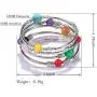 PSEEHEE Natural Semi-Precious Chakra Healing Gemstone Bracelet, Crystal Beads Stretch Unisex Jewelry PSEEHEE Natural Semi-Precious Chakra Healing Gemstone Bracelet, Crystal Beads Stretch Unisex Jewelry