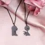 ENSIANTH The Nightmare Before Christmas Inspired Gift Jack Sally Charm Necklace Couple Gift Set Halloween Jewelry ENSIANTH The Nightmare Before Christmas Inspired Gift Jack Sally Charm Necklace Couple Gift Set Halloween Jewelry