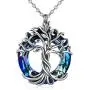 TOUPOP Mom Gifts for Mothers Day Sterling Silver Tree of Life Necklace with Blue Circle Crystal Family Jewelry Gifts for Mom Women Mother Grandmother Teen Girls Friend Birthday TOUPOP Mom Gifts for Mothers Day Sterling Silver Tree of Life Necklace with Blue Circle Crystal Family Jewelry Gifts for Mom Women Mother Grandmother Teen Girls Friend Birthday