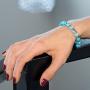 Jewelry Yoga Healing Buddha Charm Bracelet Tiffany Blue Beaded Good Energy Zen Meditation Bracelets