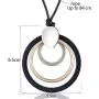 COOSTUFF ANNA Womens Multilayer Pendant Necklaces Vintage Jewelry Fashion Long Sweater Necklace for Woman COOSTUFF ANNA Womens Multilayer Pendant Necklaces Vintage Jewelry Fashion Long Sweater Necklace for Woman