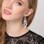 EVER FAITH Womens Austrian Crystal Stunning Bridal Wedding Teardrop Pierced Dangle Earrings EVER FAITH Womens Austrian Crystal Stunning Bridal Wedding Teardrop Pierced Dangle Earrings