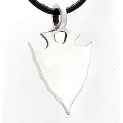 Trilogy Jewelry Pewter Kokopelli Arrowhead Native American Pendant on Leather Necklace