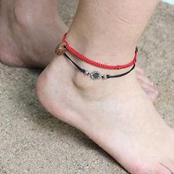 Joycuff Sunflower Anklet Bracelets for Women You are My Sunshine Daisy Jewelry Unique Trendy Fashion Simple Sun Flower Inspirational Beach Gifts