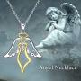 YFN Guardian Angel Wings Necklace 925 Sterling Silver Nurse Angel Necklace for Women Jewelry Nurse Gifts