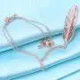 JOYID Simple Leaf Feather Pendant Necklace Long Chain Sweater Necklace Fashion Jewelry for Women JOYID Simple Leaf Feather Pendant Necklace Long Chain Sweater Necklace Fashion Jewelry for Women