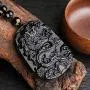 ASGIFT Unique Gifts for Men Women, Black Obsidian Charms Necklace, Healing Crystal Stone Pendant ASGIFT Unique Gifts for Men Women, Black Obsidian Charms Necklace, Healing Crystal Stone Pendant