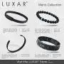 LUXAR Men’s Genuine Interwoven Black Leather Braided Bracelet | Brushed Black/Brushed Stainless Steel Magnetic Clasp | Male Jewelry LUXAR Men’s Genuine Interwoven Black Leather Braided Bracelet | Brushed Black/Brushed Stainless Steel Magnetic Clasp | Male Jewelry