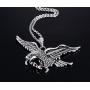 VNOX Stainless Steel Vintage Eagle Pendant Necklace