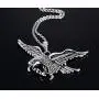 VNOX Stainless Steel Vintage Eagle Pendant Necklace
