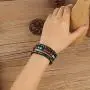 PLTGOOD LuLu 3 Wraps Leather Bead Bracelets for Women Men Girls - Handmade 7 Chakra Adjustable Yoga Healing Bohemian Bracelet PLTGOOD LuLu 3 Wraps Leather Bead Bracelets for Women Men Girls - Handmade 7 Chakra Adjustable Yoga Healing Bohemian Bracelet