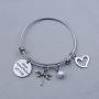 Dragonfly Gift Dragonfly Jewelry Whisper Words of Wisdom Let It Be Bracelet Inspirational Gift for Woman Best Friend