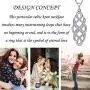 MUATOGIML 925 Sterling Silver Infinity Love Irish Celtic Knot Pendant Necklace Jewelry Gifts for Mom Wife Women