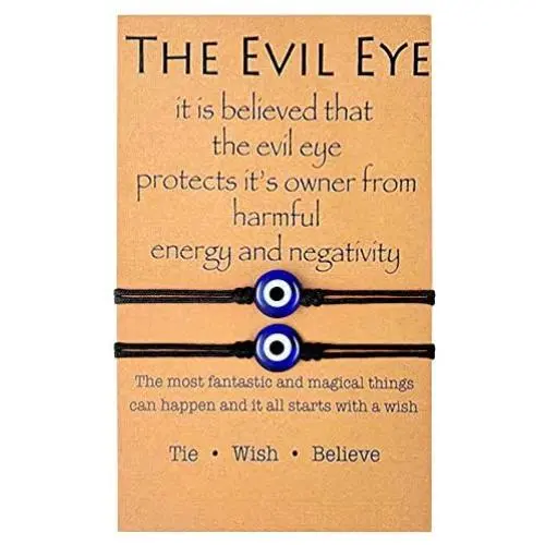 BOCHOI Evil Eye Bracelet for Women Good Luck String Bracelet Kabbalah Protection Friendship Wish Bracelet Jewelry for Girls Girlfriend Wife Daughter Birthday Gifts