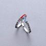 HANRESHE Best Star Lightsaber Ring Set for Men Punk Vintage Ring Movie Fashion Jewelry for Man Rings
